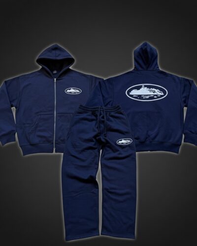 Corteiz Alcatraz Tracksuit Navy
