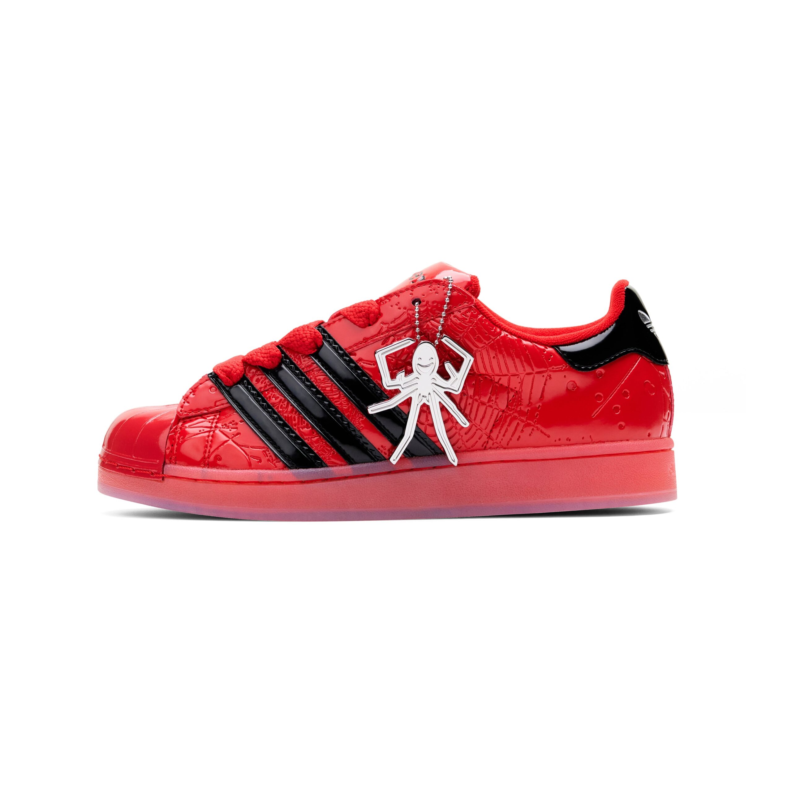 Sp5der x Adidas Superstar Red Black