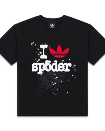 Sp5der x Adidas T-Shirt Black