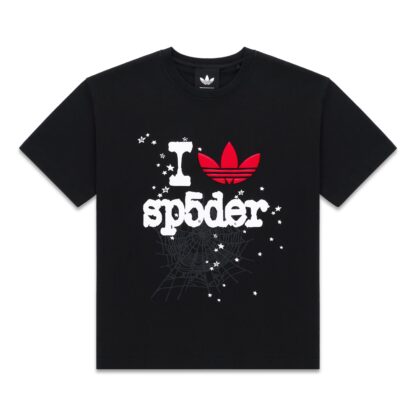 Sp5der x Adidas T-Shirt Black