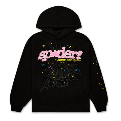 Sp5der P*NK Tracksuit Black