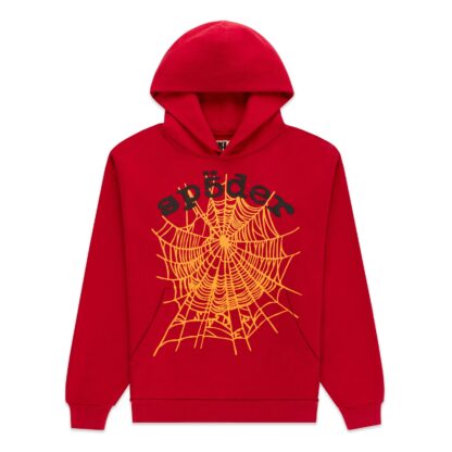 Sp5der Red 555 Tracksuit