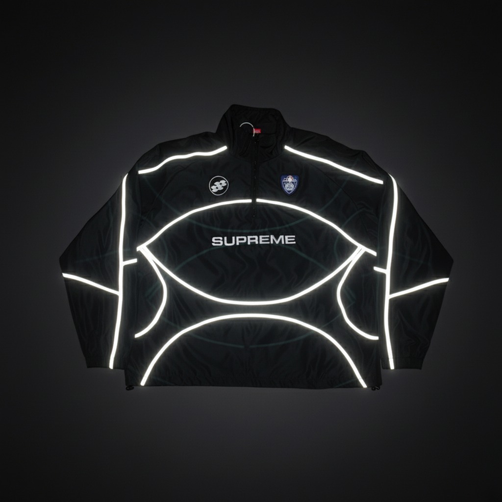 Supreme Reflective Tracksuit Black